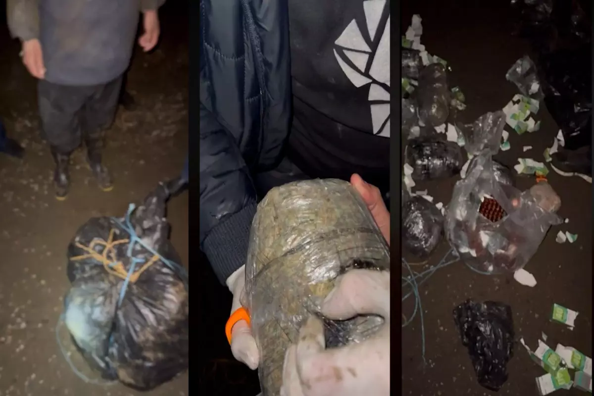 Dənizlə narkotik daşıyan iranlı balıqçılar saxlanıldı - FOTO/VİDEO