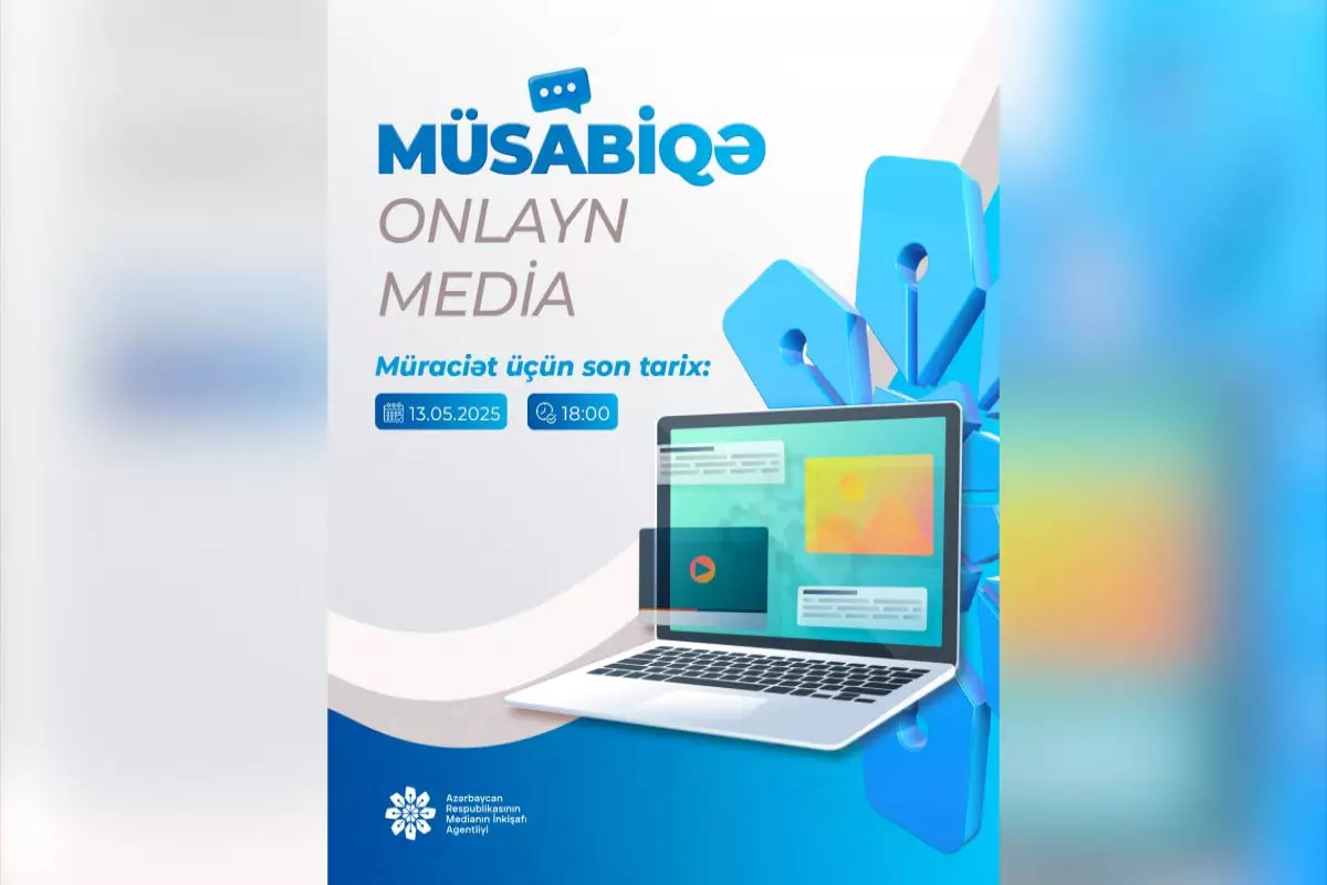 MEDİA onlayn media subyektlərinə dəstək üçün müsabiqə elan edib