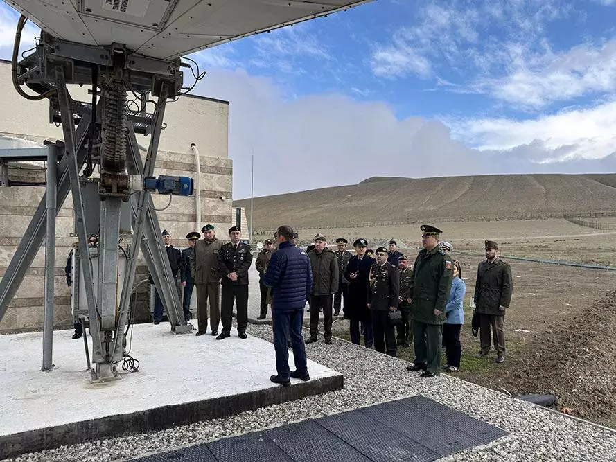 Hərbi attaşelər "Azərkosmos"da olublar - FOTO