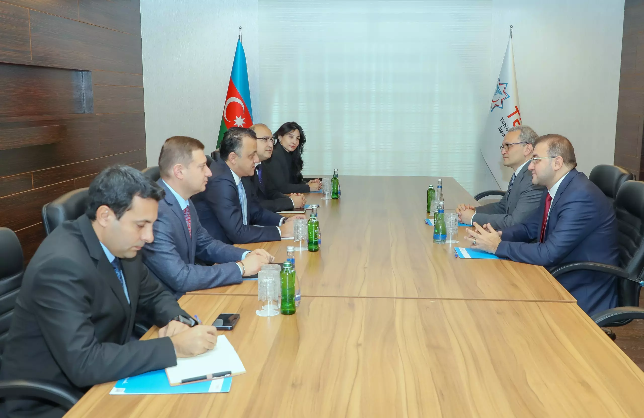 TƏBİB-in İcraçı direktoru Nuran Abdullayev və Rauf Şahbazovla görüşüb - FOTO