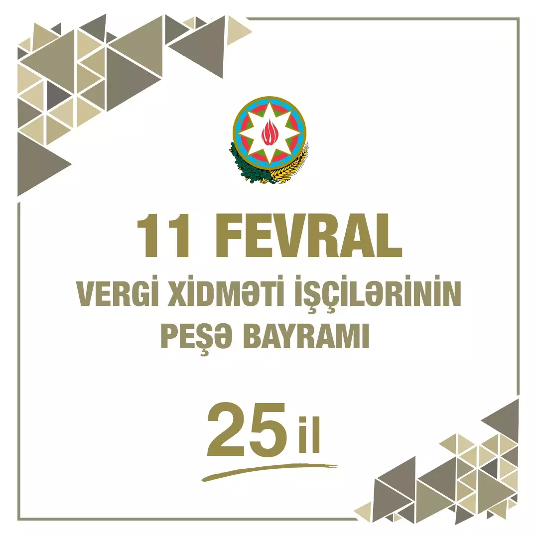 Bu gün vergi xidməti işçilərinin peşə bayramıdır