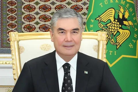 Qurbanqulu Berdiməhəmmədov Azərbaycana gəlib