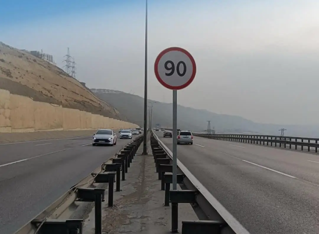Bakıda bu yolda sürət həddi birdəfəlik endirildi