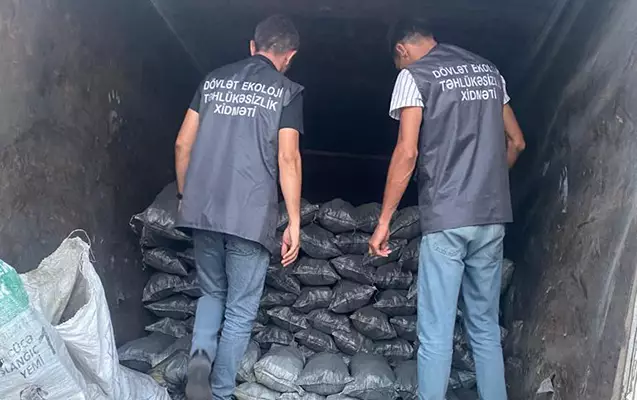Kömürü qanunsuz daşıyan sürücülər cəzalandırıldı 
