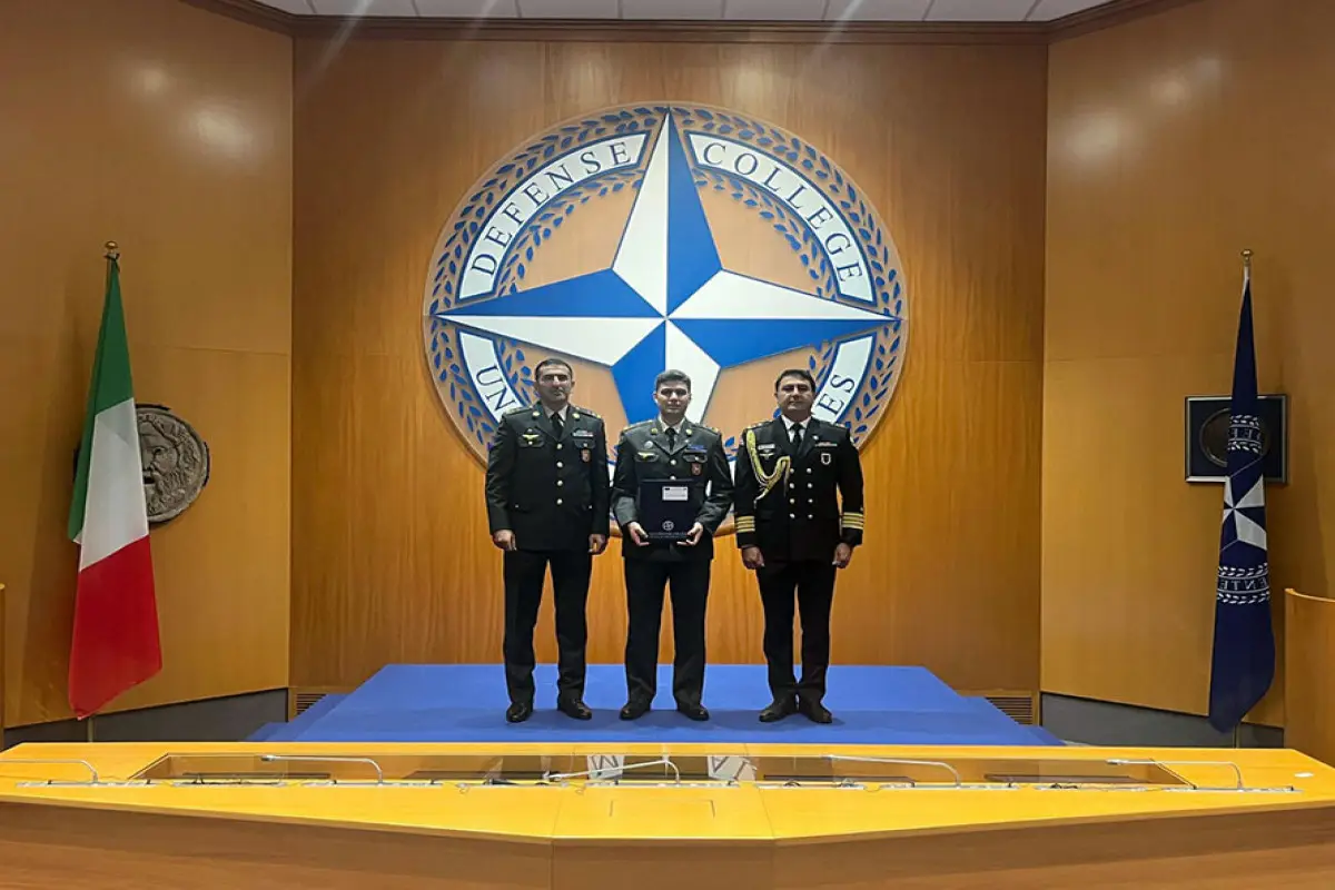 Azərbaycan Ordusunun hərbi qulluqçusu NATO Regional Əməkdaşlıq kursunu müvəffəqiyyətlə bitirib