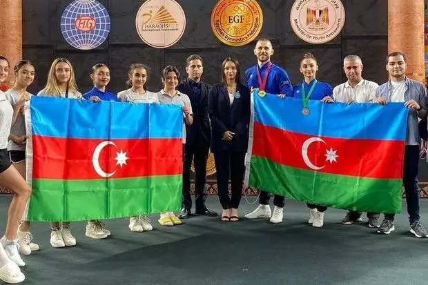 Azərbaycan gimnastı Misirdə medal qazandı