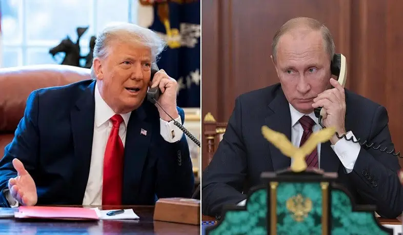 Putinlə Tramp arasında uzunmüddətli telefon danışığı olub