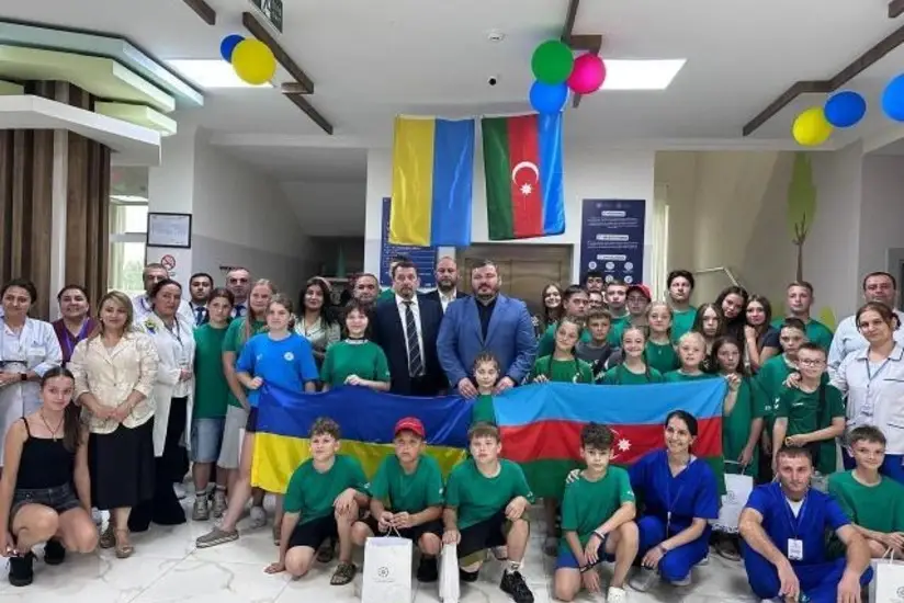 Ukraynalı deputatlar Qəbələ Uşaq Reabilitasiya Mərkəzində olublar
