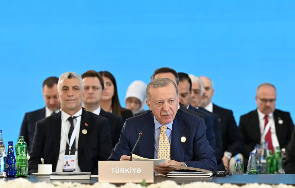 Ərdoğan TDT-nin Qəbələdəki Zirvə Görüşü ilə bağlı paylaşım edib