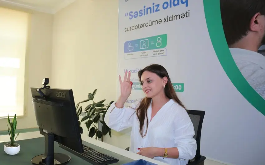 Azərbaycanda onlayn surdotərcümə xidməti istifadəyə verilib