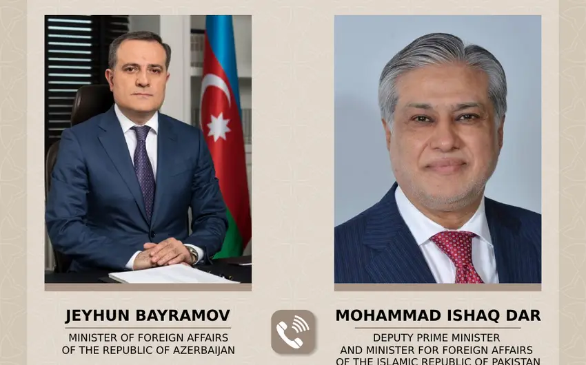 Azərbaycan və Pakistan XİN rəhbərlərinin telefon danışığı olub