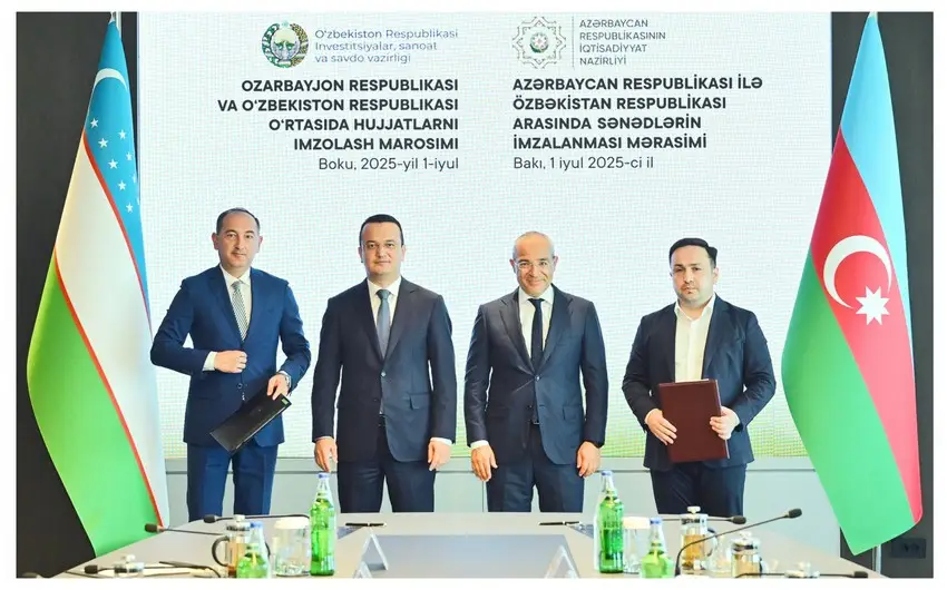 Azərbaycanla Özbəkistan arasında bir sıra sənədlər imzalanıb - YENİLƏNİB