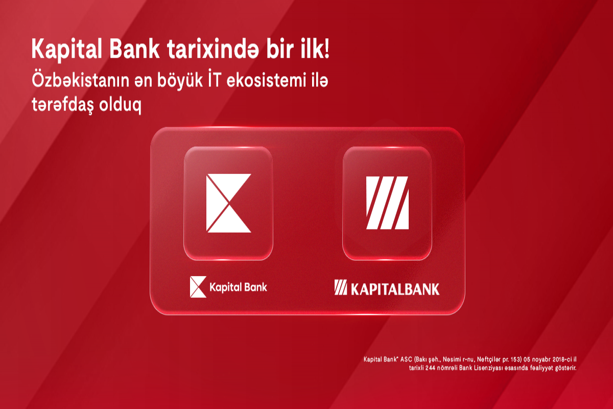 Kapital Bank Özbəkistanın ən böyük İT ekosistemi ilə tərəfdaş olub