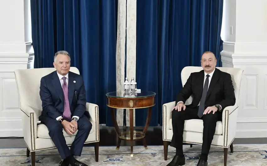 ABŞ-da Prezident İlham Əliyevin ABŞ Prezidentinin xüsusi elçisi Stiv Uitkoff ilə görüşü olub