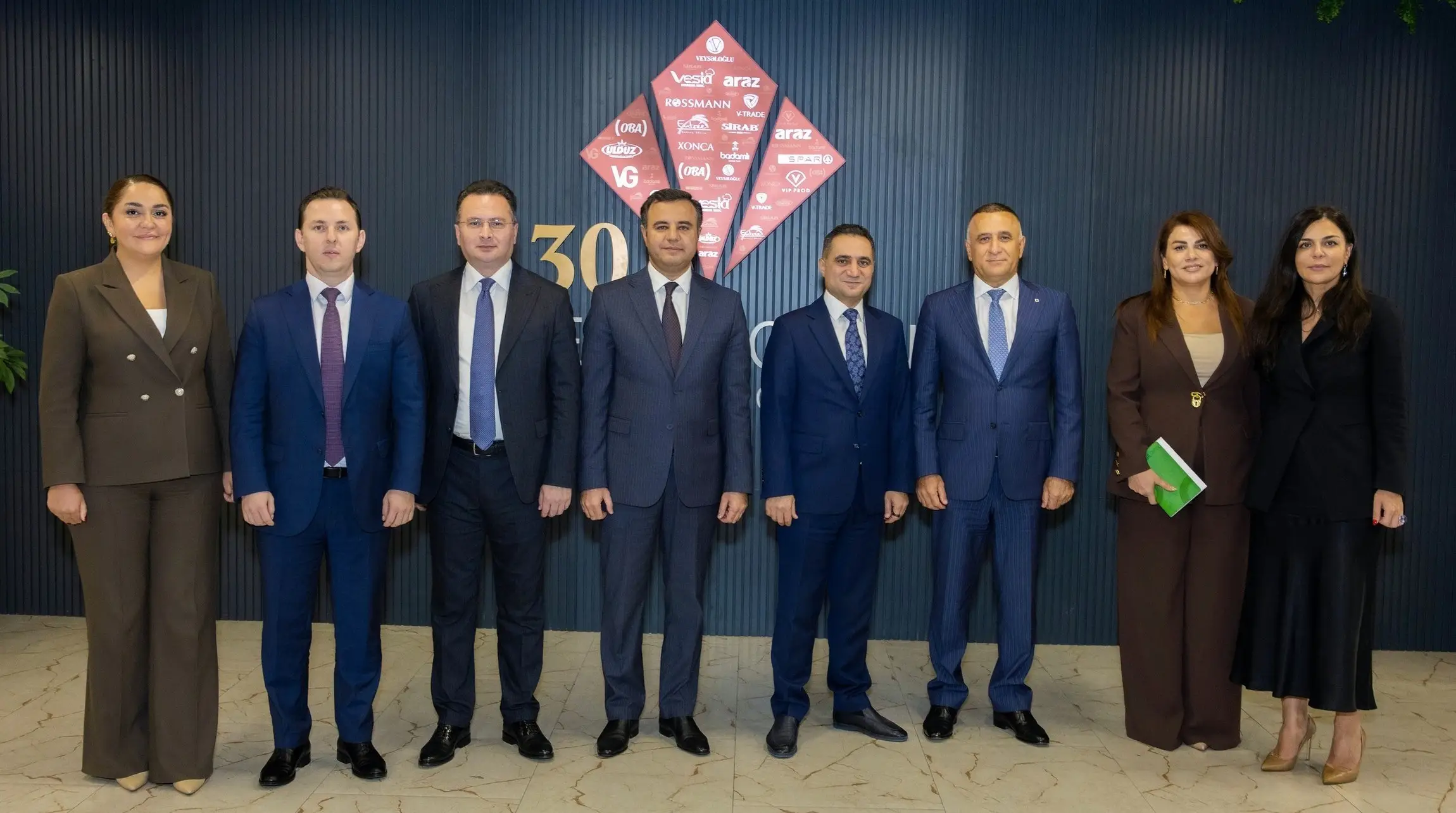 ABB rəhbər heyəti Veysəloğlu Şirkətlər Qrupunda qonaq olub - FOTO