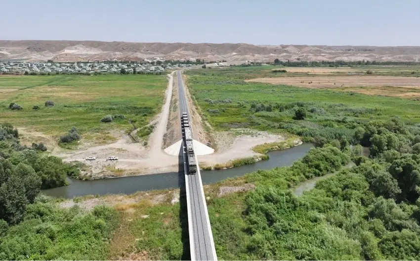 Horadiz-Ağbənd dəmir yolu xəttinin layihələndirilməsinin 84 %-i tamamlanıb
