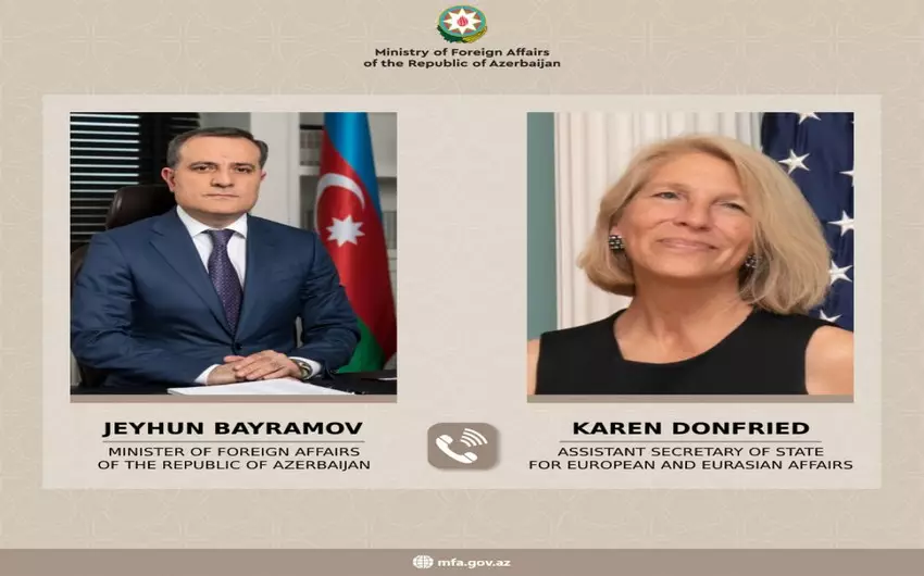 Ceyhun Bayramov Karen Donfrid ilə Azərbaycan-Ermənistan arasında sülh prosesini müzakirə edib