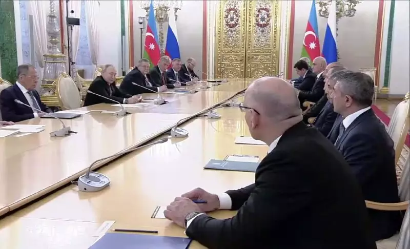 Moskvada Prezident İlham Əliyevin Prezident Vladimir Putinlə görüşü başlayıb