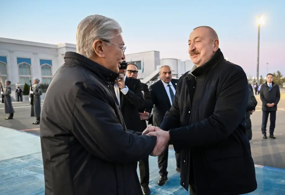 Prezident Qazaxıstana səfəri ilə bağlı paylaşım edib - VİDEO