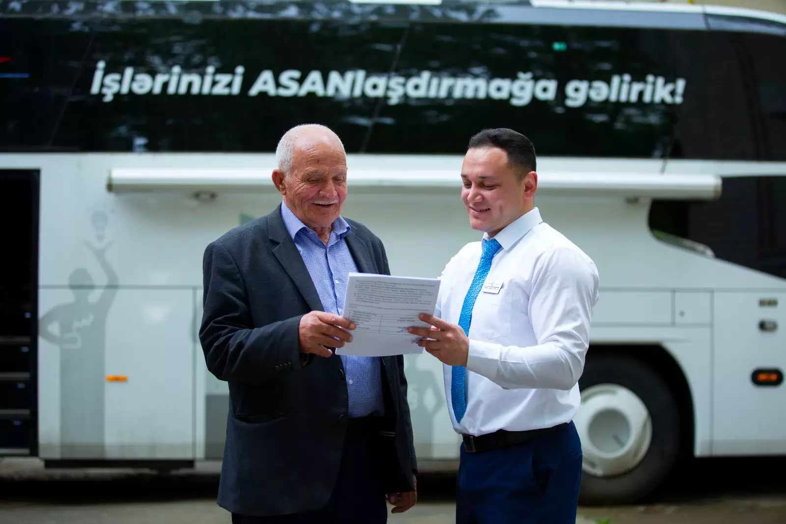 Qazaxın işğaldan azad olunan kəndlərinin sakinləri Səyyar ASAN xidmətdən yararlanıblar - FOTO