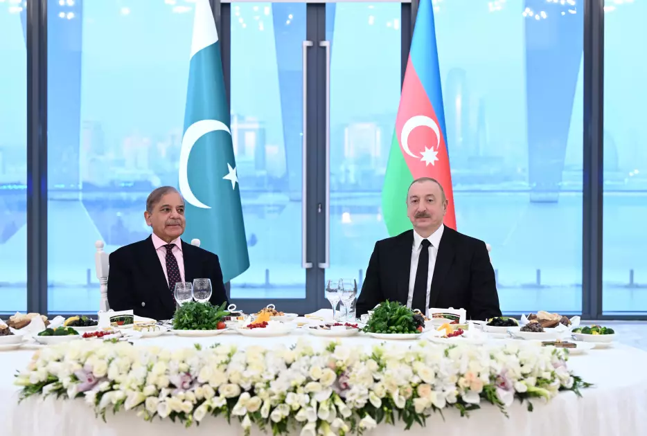 Prezident İlham Əliyevin adından Pakistanın Baş nazirinin şərəfinə dövlət ziyafəti verilib - YENİLƏNİB