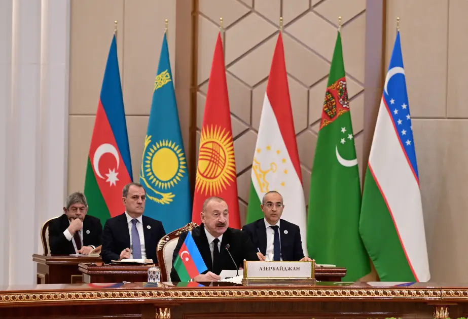 Prezident: Mərkəzi Asiya və Azərbaycan artıq qlobal miqyasda nüfuzu əhəmiyyətli dərəcədə artan vahid geosiyasi və geoiqtisadi regiondur