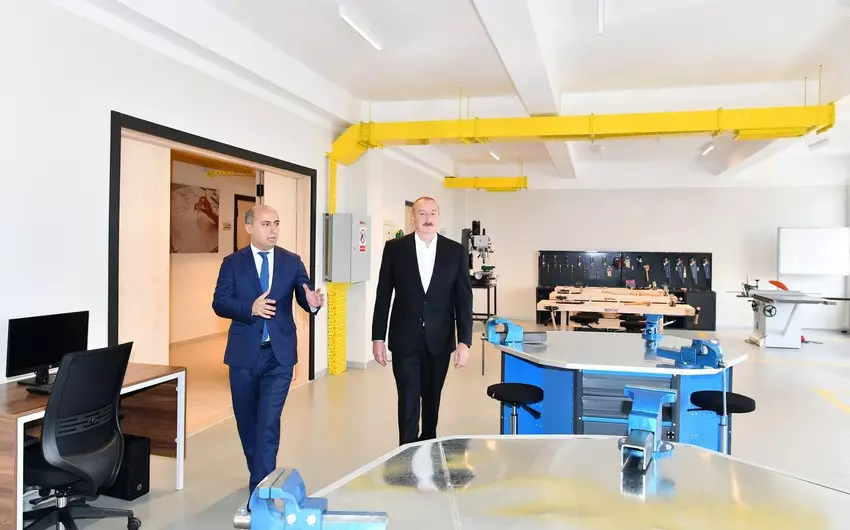 Prezident Cəlilabad Dövlət Peşə Təhsil Mərkəzinin açılışında iştirak edib - YENİLƏNİB
