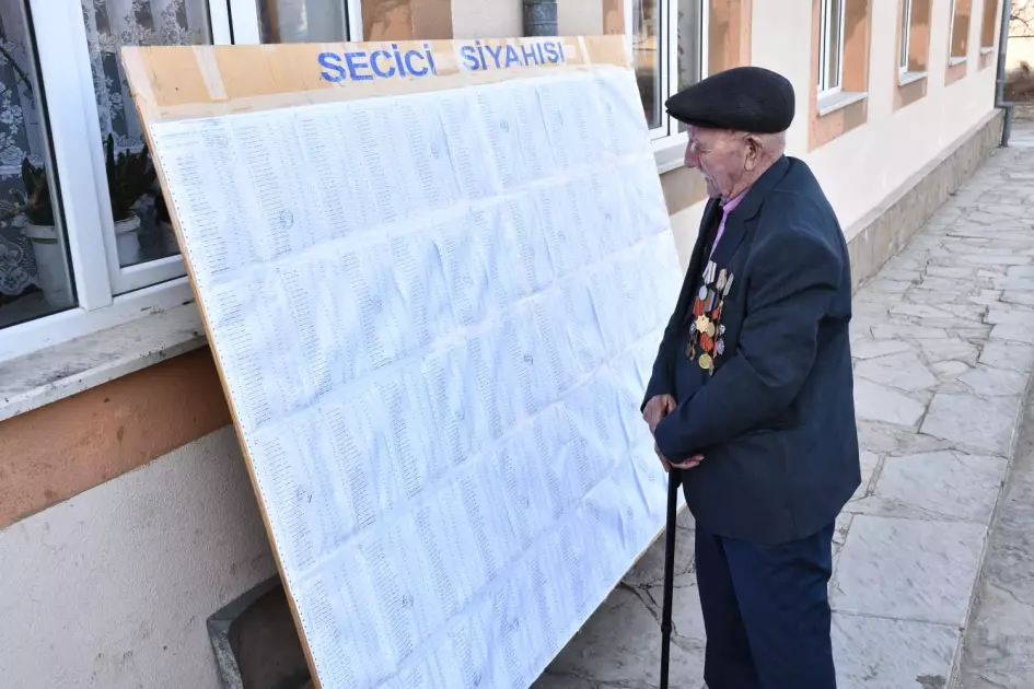 Naxçıvanda 102 yaşlı seçici səs verib