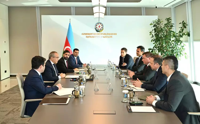 Azərbaycan ABŞ şirkəti ilə iqtisadiyyatda innovativ mexanizmlərin tətbiqini müzakirə edib - FOTO