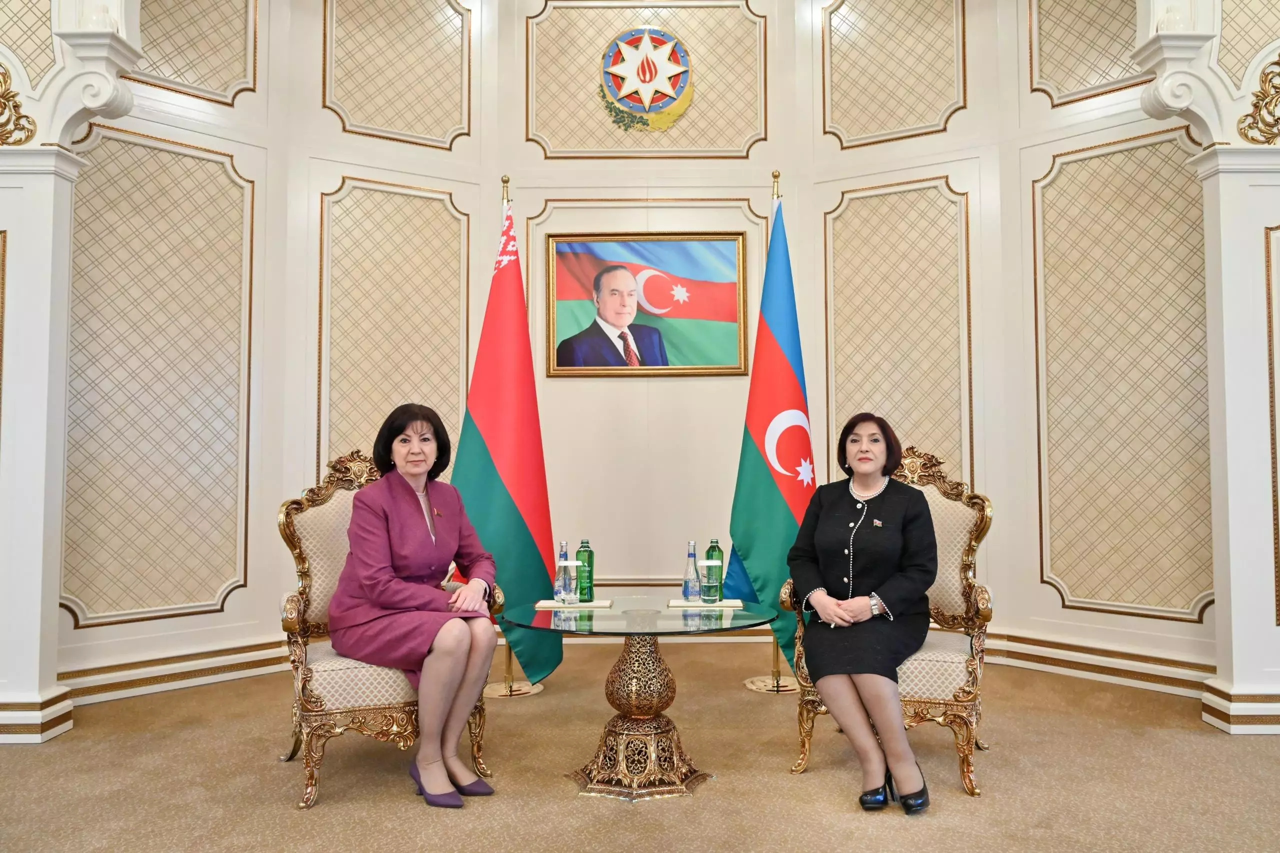 Sahibə Qafarova Belarus Milli Assambleyası Respublika Şurasının sədri ilə görüşüb