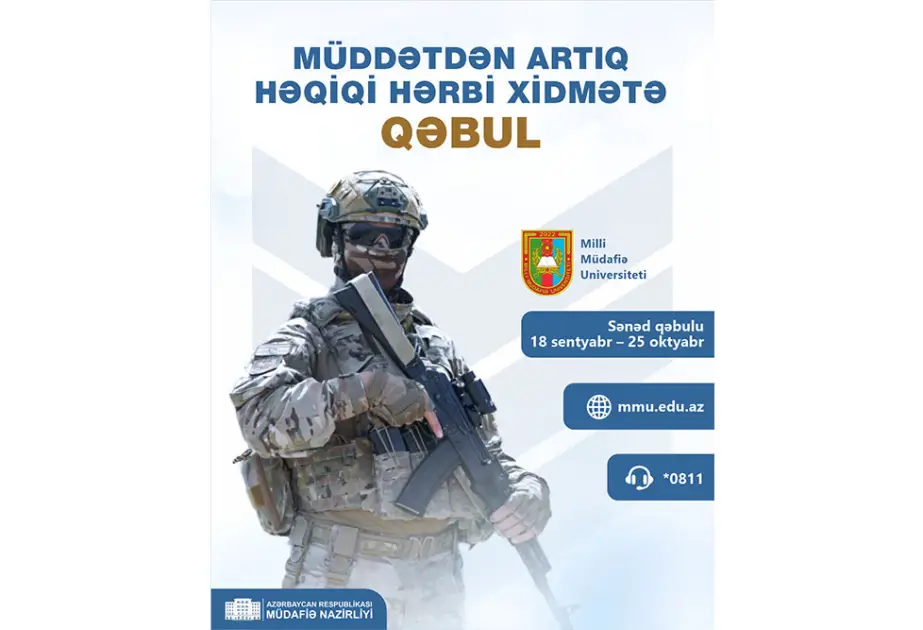 Orduda müddətdən artıq həqiqi hərbi xidmətə qəbul davam edir