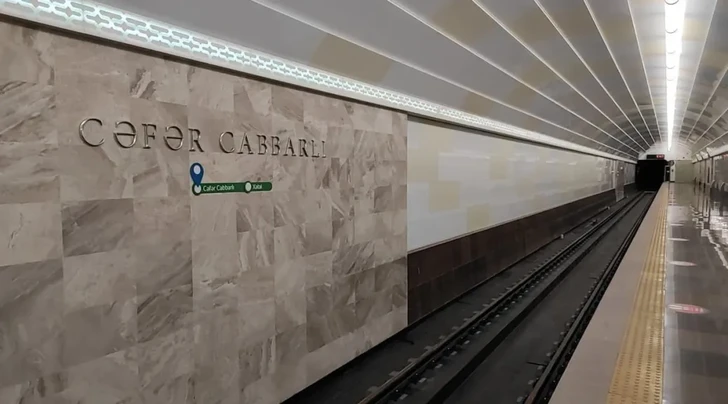 Metronun "Cəfər Cabbarlı" stansiyasında tüstüləmə baş verib - YENİLƏNİB - 2