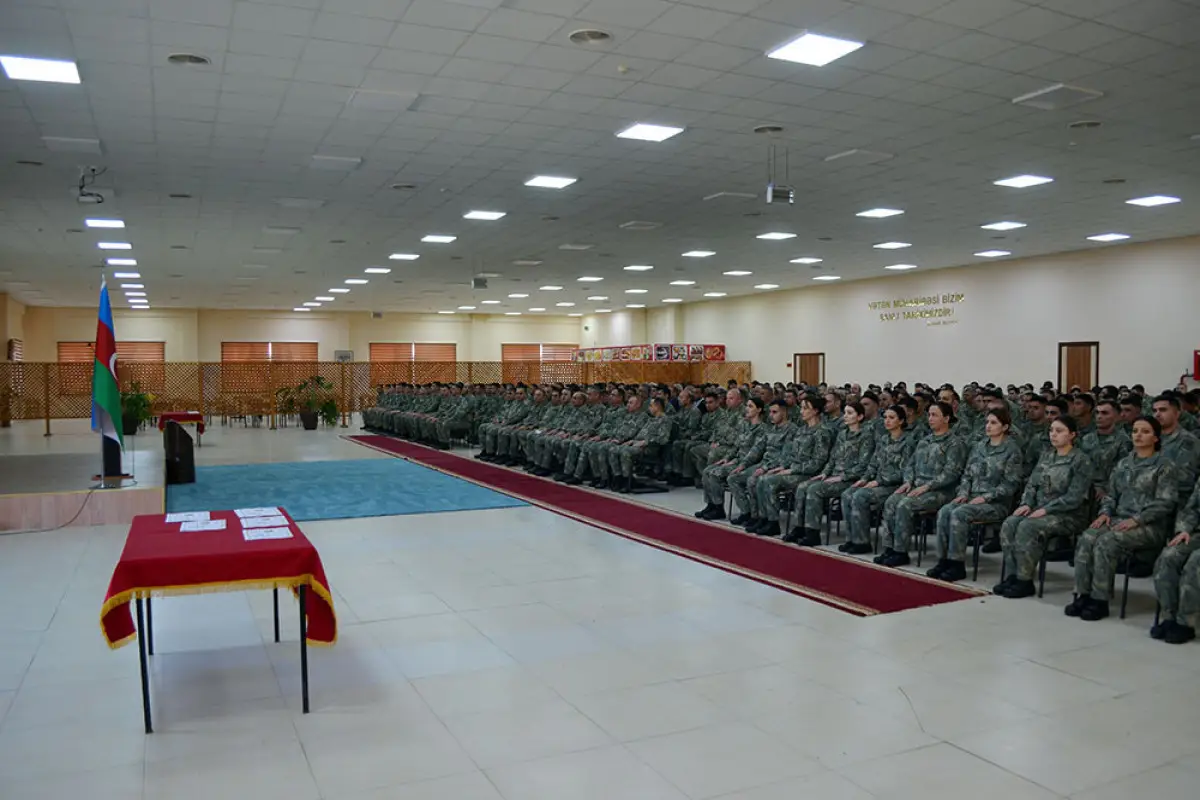 “Ehtiyat zabit hazırlığı kursu”nun növbəti buraxılışı olub - FOTO