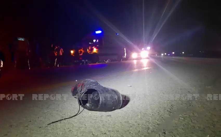 Sumqayıtda motosiklet sürücüsü iki piyadanı vurub