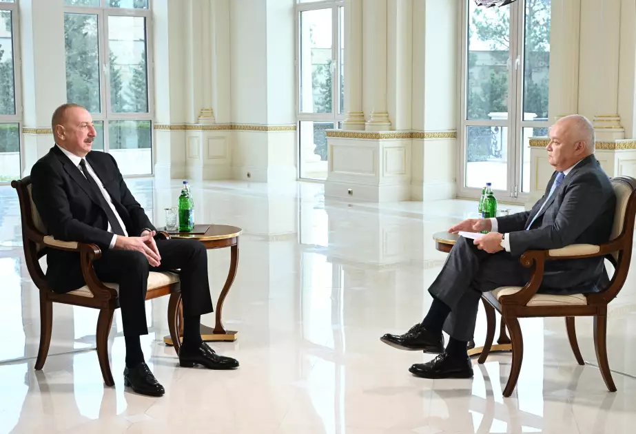 Prezident İlham Əliyev “Rossiya Seqodnya”nın Baş direktoruna müsahibə verib - YENİLƏNİB