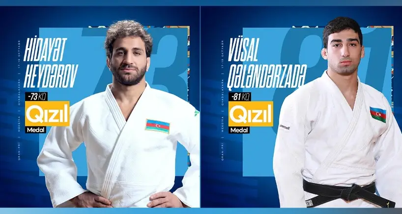 Cüdoçularımız Qran-pridə 2 qızıl, 1 bürünc medal qazanıblar