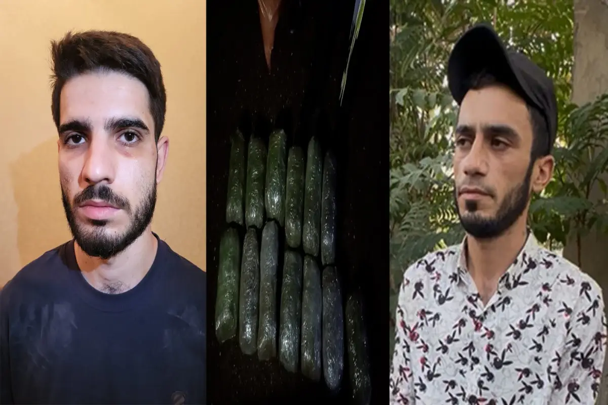Bakıda narkokuryerlikdə şübhəli bilinən şəxslərdən 31 kiloqram narkotik aşkarlanıb - VİDEO