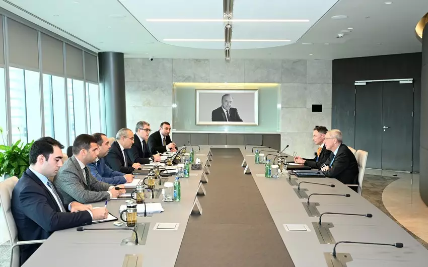 Almaniya şirkətlərinin Azərbaycanda biznes tərəfdaşlığının gücləndirilməsi müzakirə olunub - FOTO