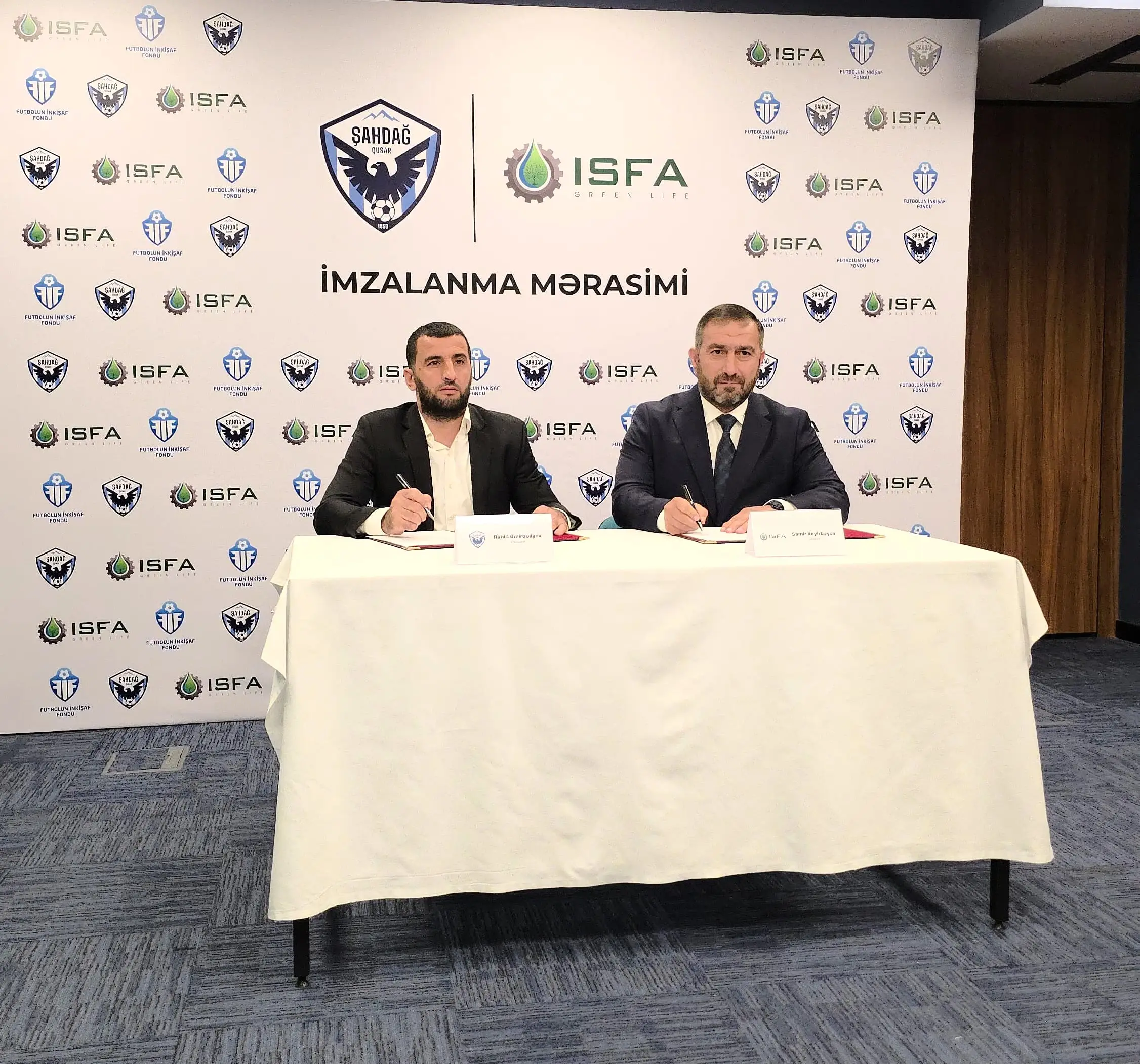 Yevlax Pilot Aqroparkın rezidenti Şahdağ Qusar Futbol Klubu ilə tərəfdaşlıq müqaviləsi imzalayıb