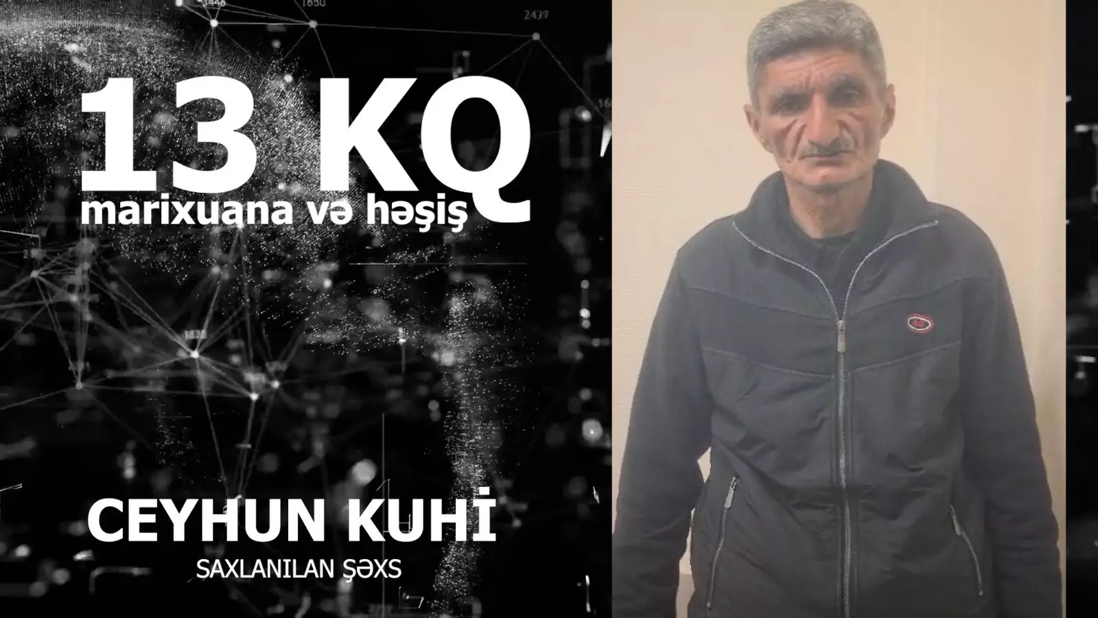 Bakıda narkokuryer 13 kq narkotiklə ələ keçdi - VİDEO