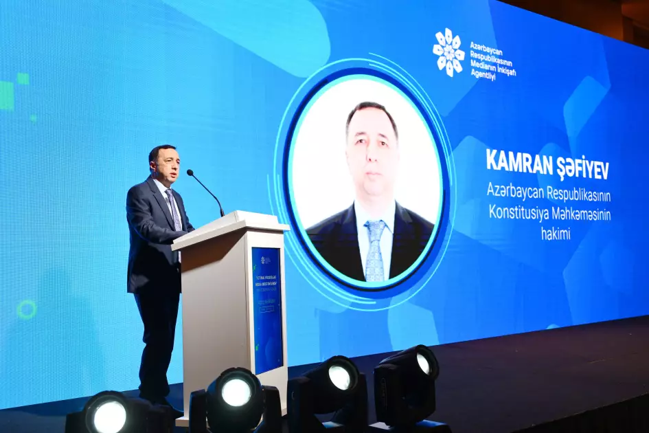 Kamran Şəfiyev: Azərbaycan Konstitusiyası hüquqi dövlət quruculuğunun və sosial ədalətin təminatıdır