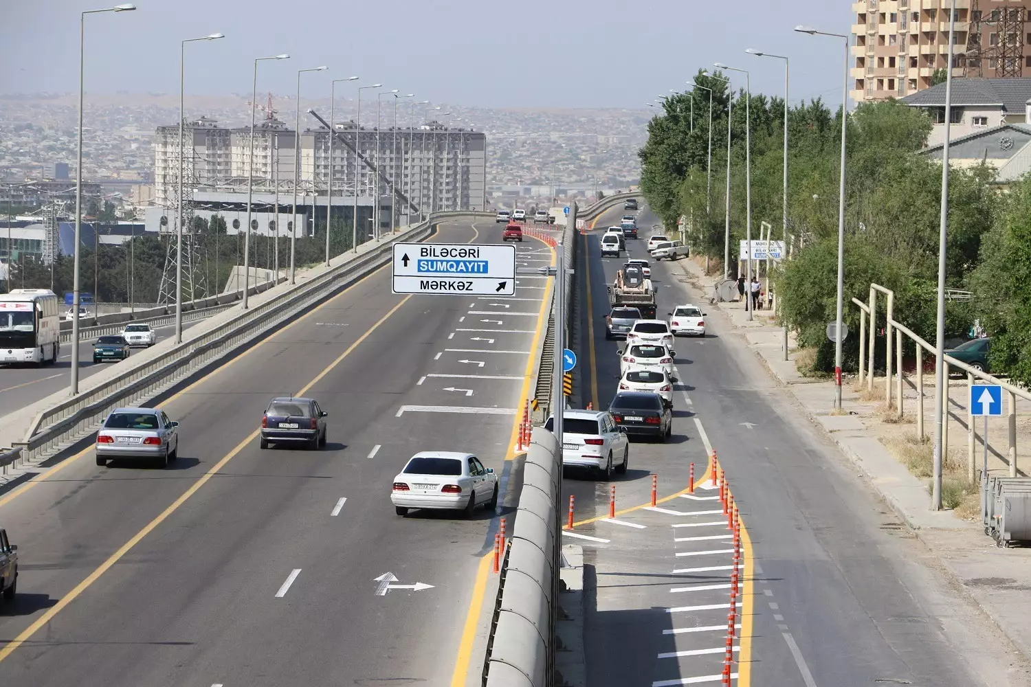 Bakının hansı yollarında tıxac var?