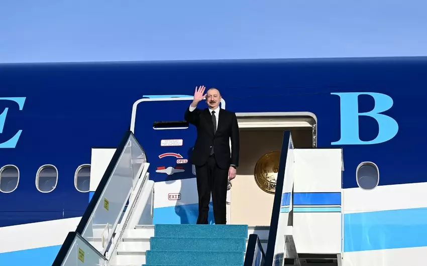 İlham Əliyevin Türkiyəyə səfəri başa çatıb - FOTO