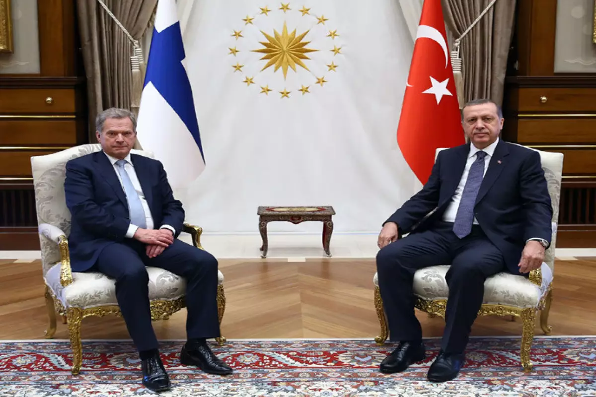 Türkiyə və Finlandiya prezidentləri arasında görüş başlayıb