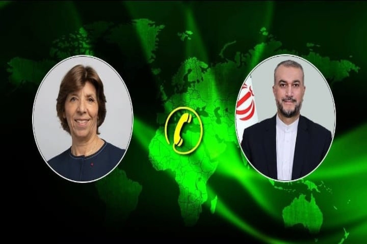 İranın XİN başçısı fransalı həmkarı ilə telefonla danışıb