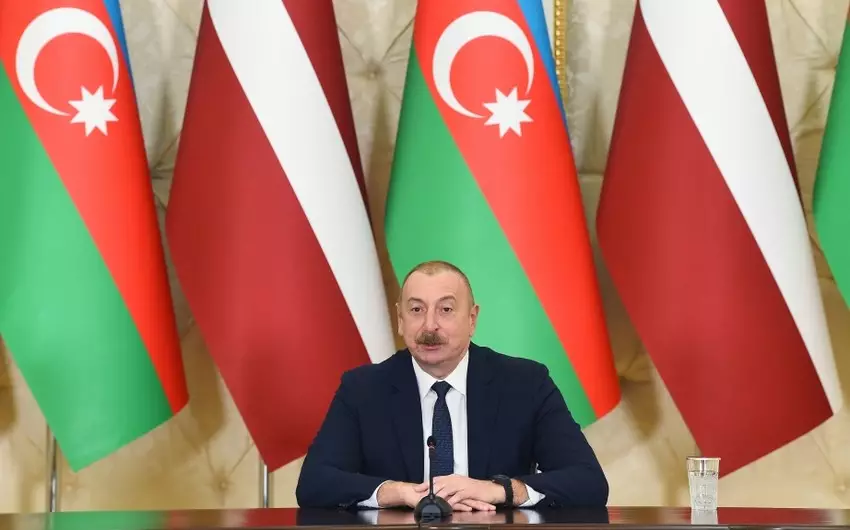 Prezident: "Latviya və Azərbaycan strateji tərəfdaşlardır"