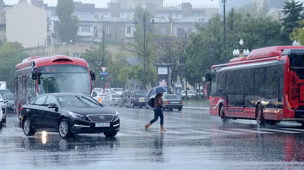 Bakıda leysan yağacaq - XƏBƏRDARLIQ