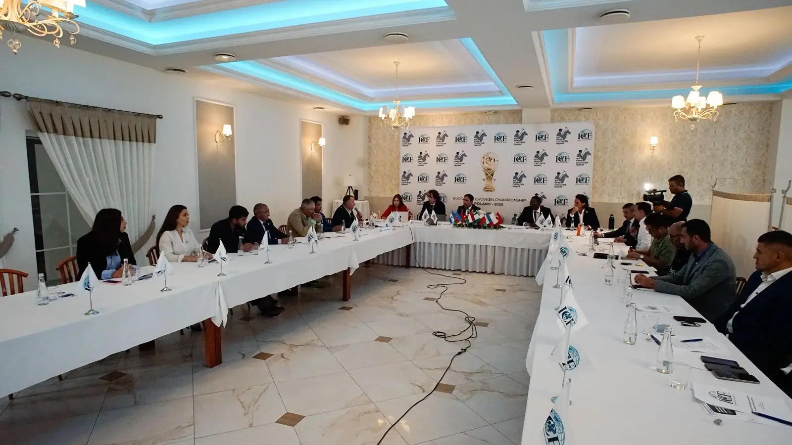 Azərbaycanın ilk dəfə iştirak edəcəyi çövkən üzrə Avropa çempionatının püşkatma mərasimi keçirilib - FOTO