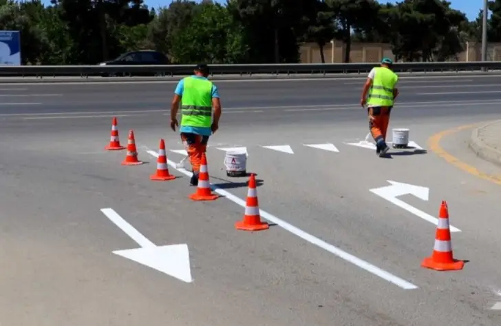 AYNA yollarda nişanlanma və xətlənmə işlərinə 32,3 milyon manat xərcləyəcək