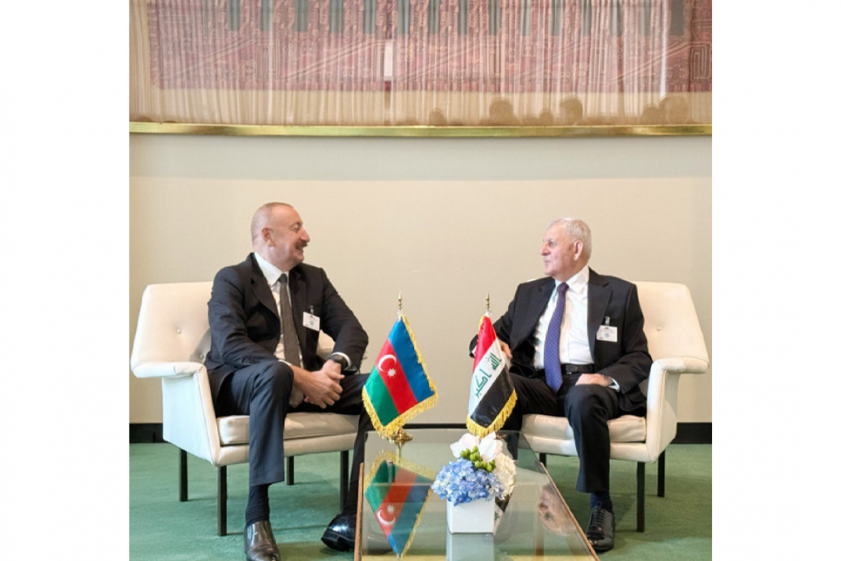 İlham Əliyev İraq prezidentini təbrik edib